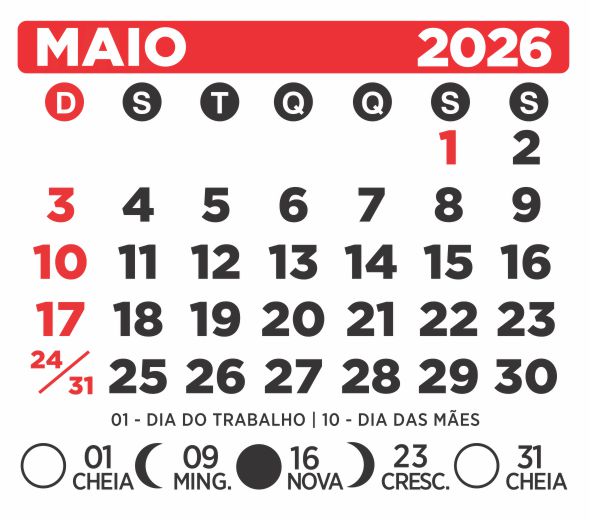 maiô 2026 cores