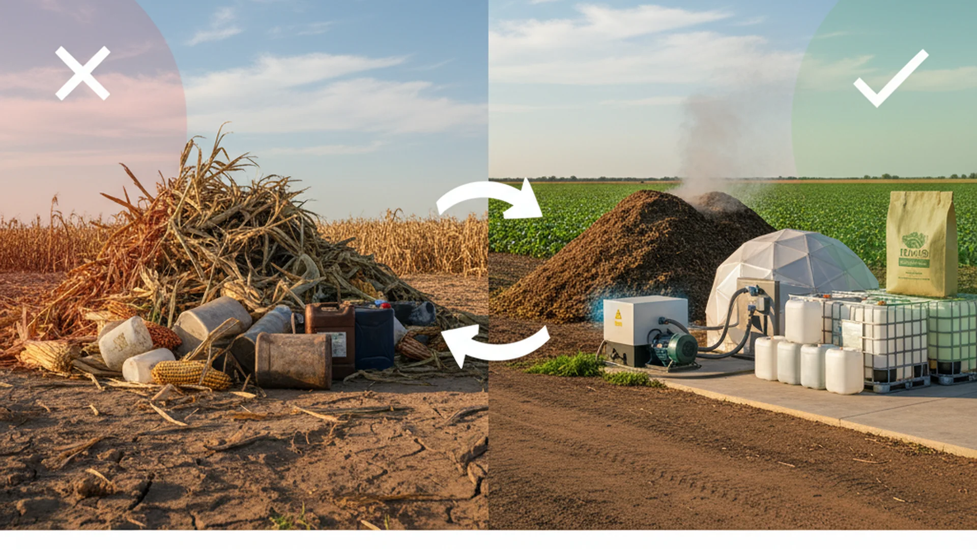 manejo de resíduos na propriedade rural