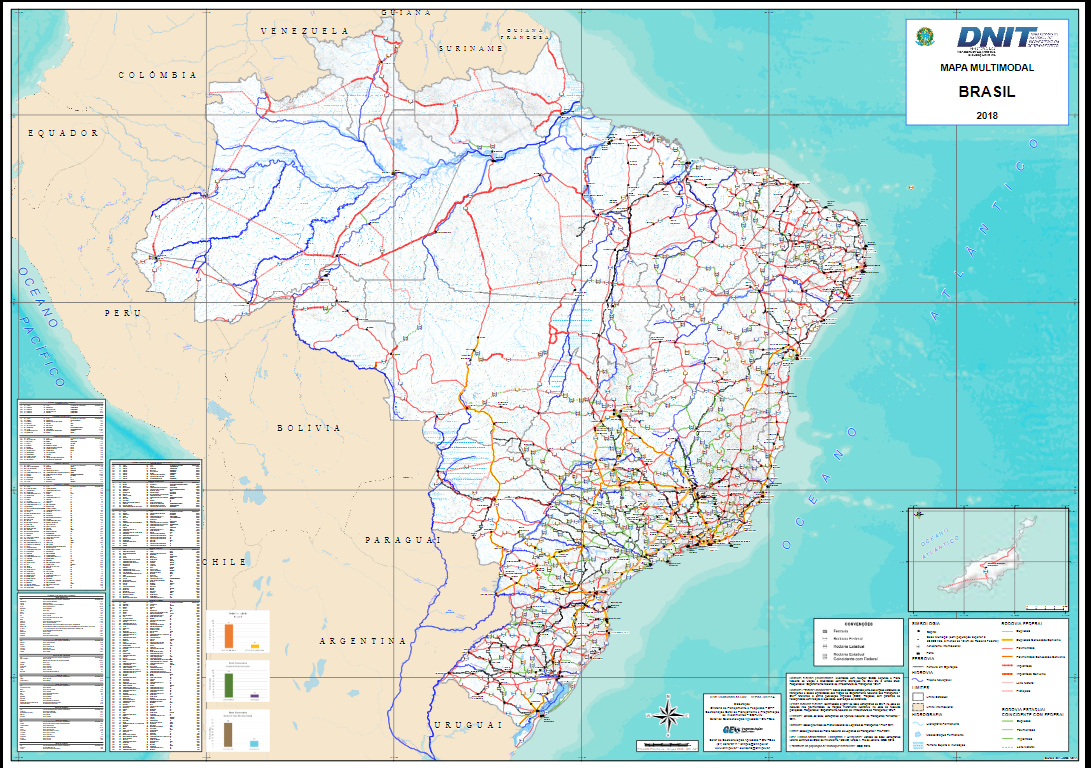 mapa rodoviario do brasil