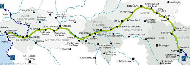 roteiro de 5 dias Vale do Loire de carro