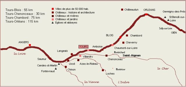 roteiro de 5 dias Vale do Loire de carro