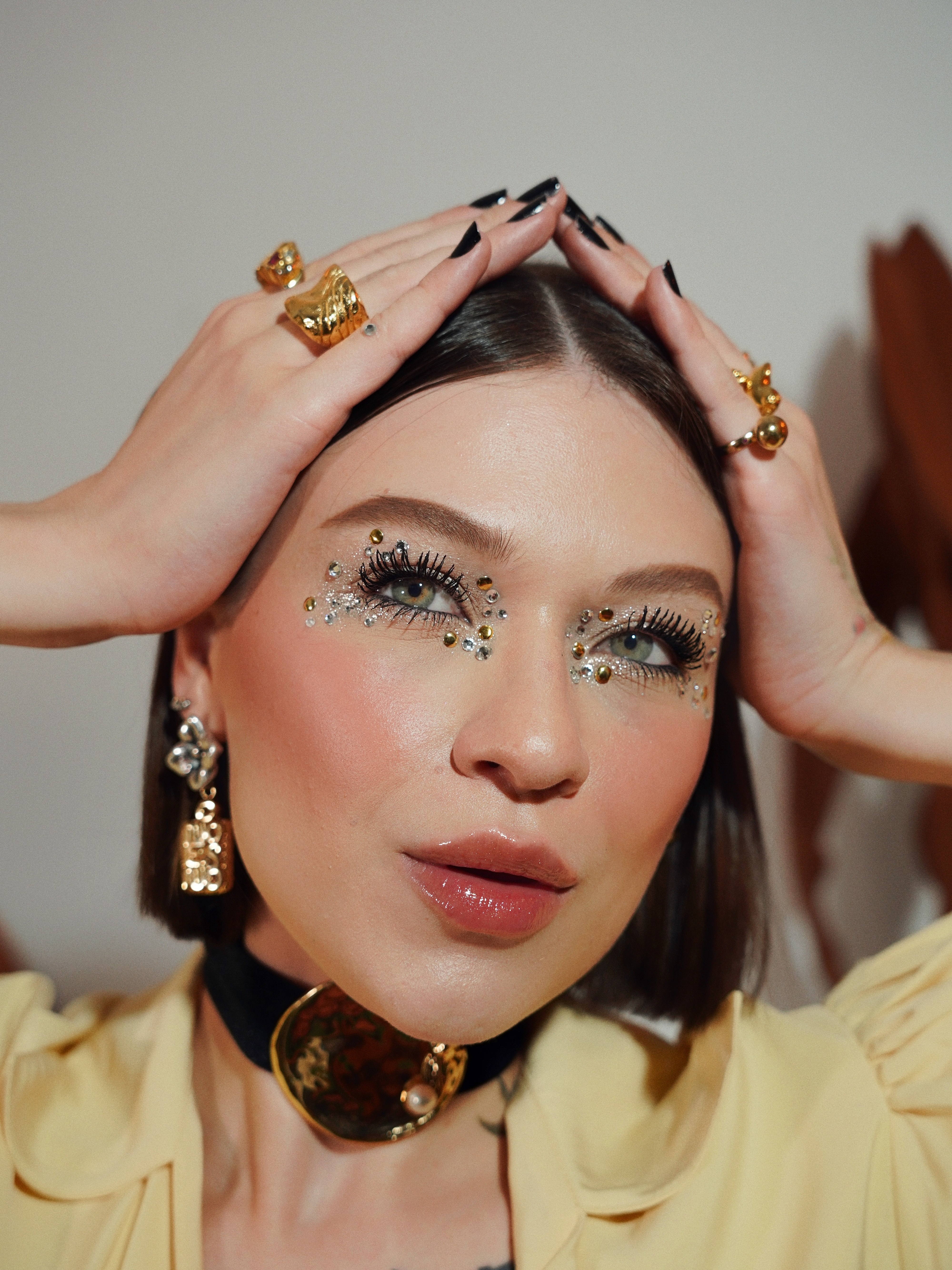 maquiagem com glitter