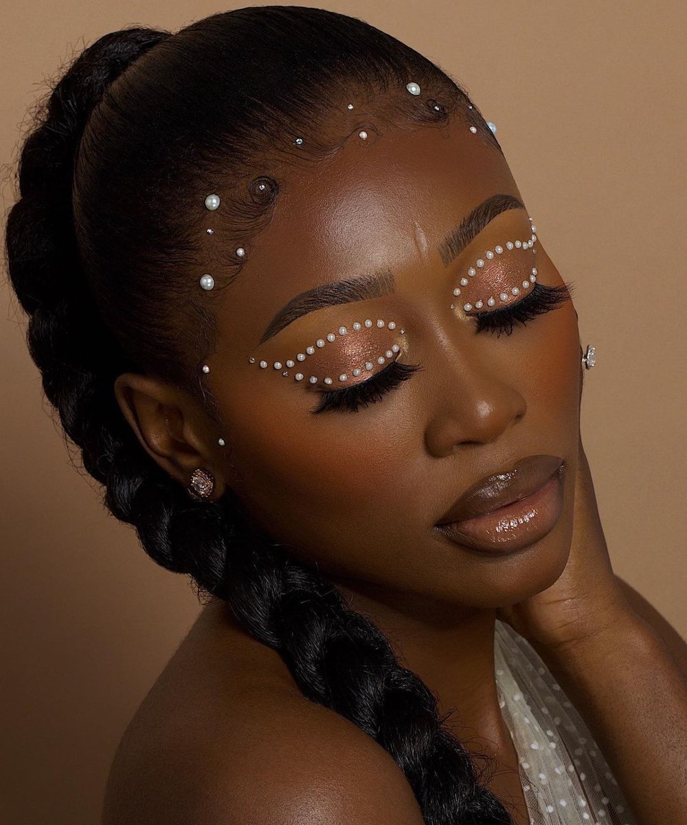 maquiagem com strass carnaval