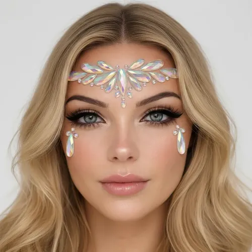 maquiagem com strass carnaval