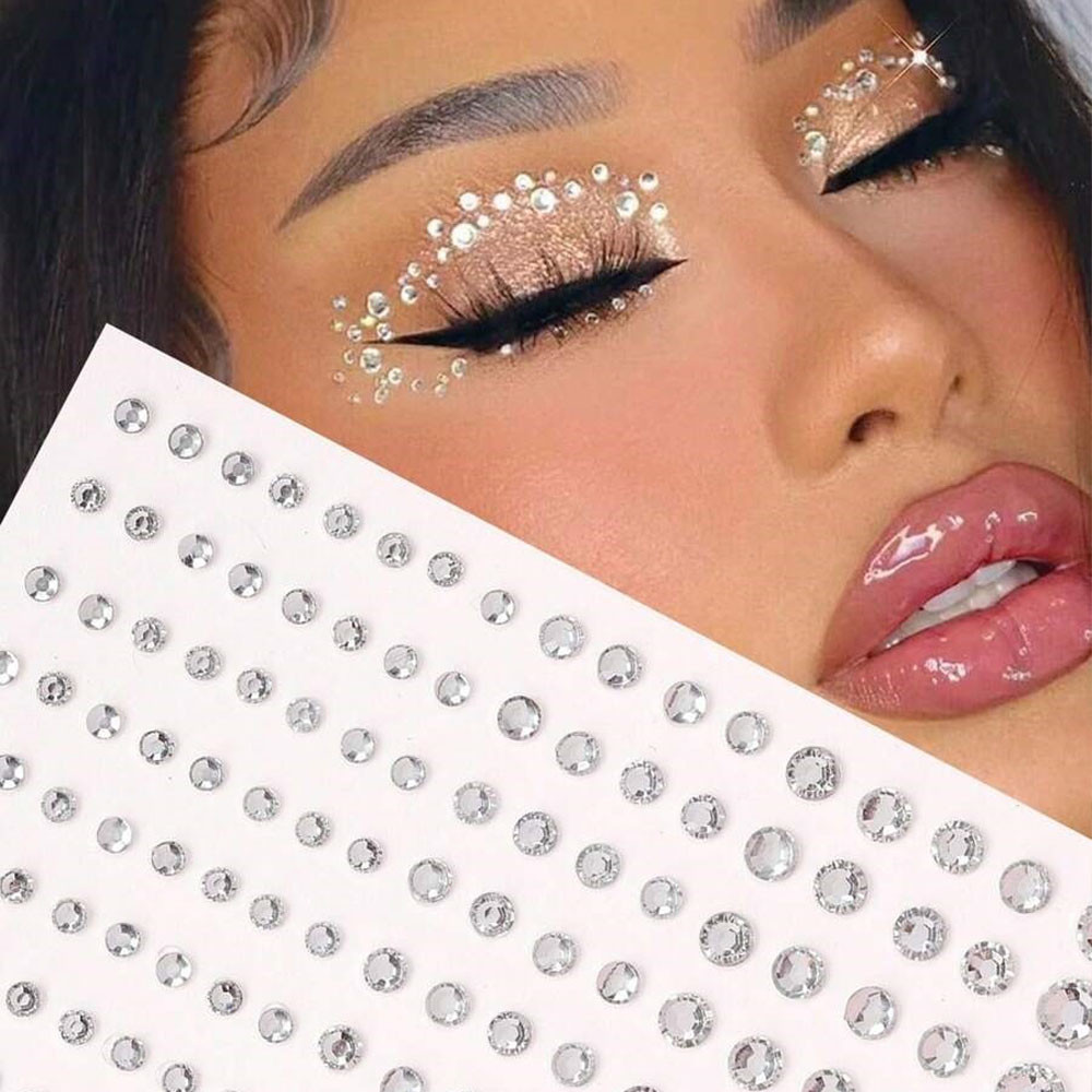 maquiagem com strass carnaval