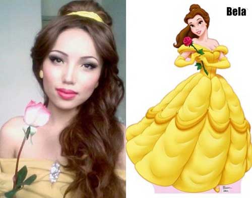 maquiagem de princesa