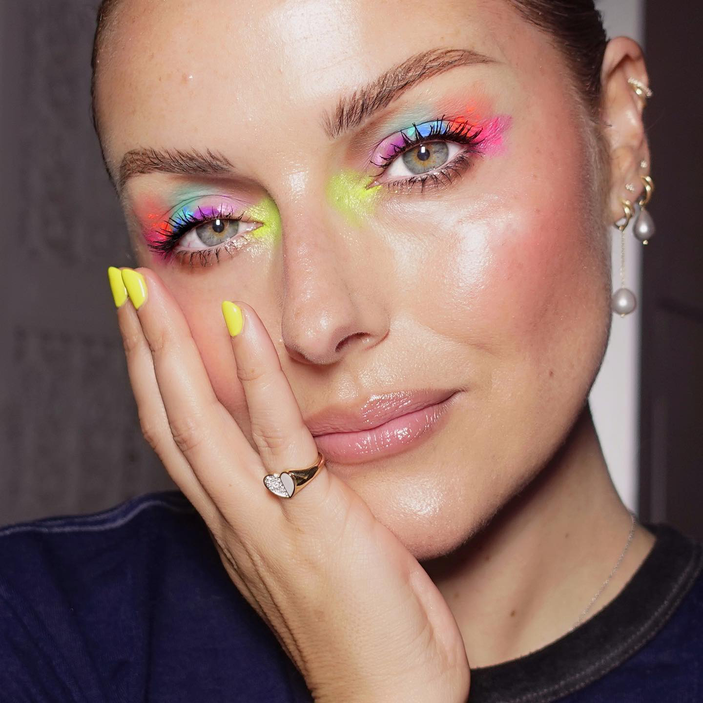 maquiagem carnaval glitter