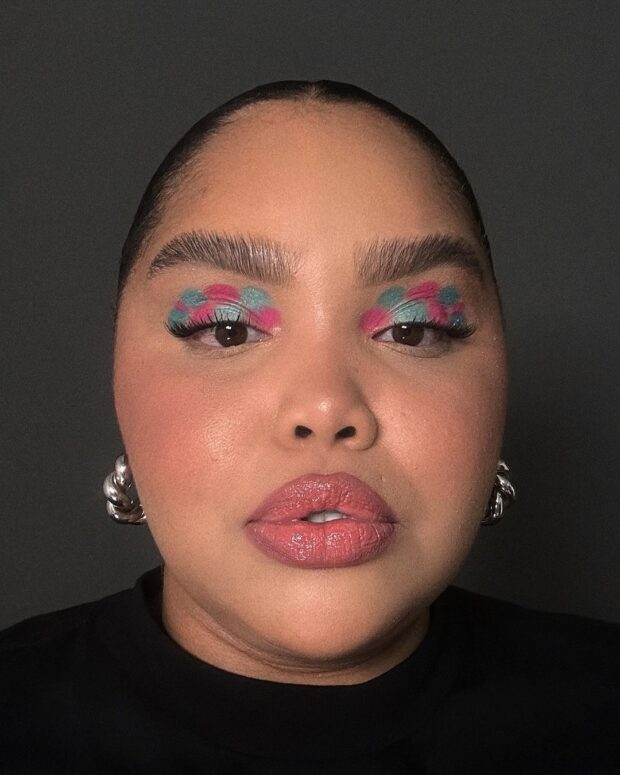 maquiagem carnaval glitter