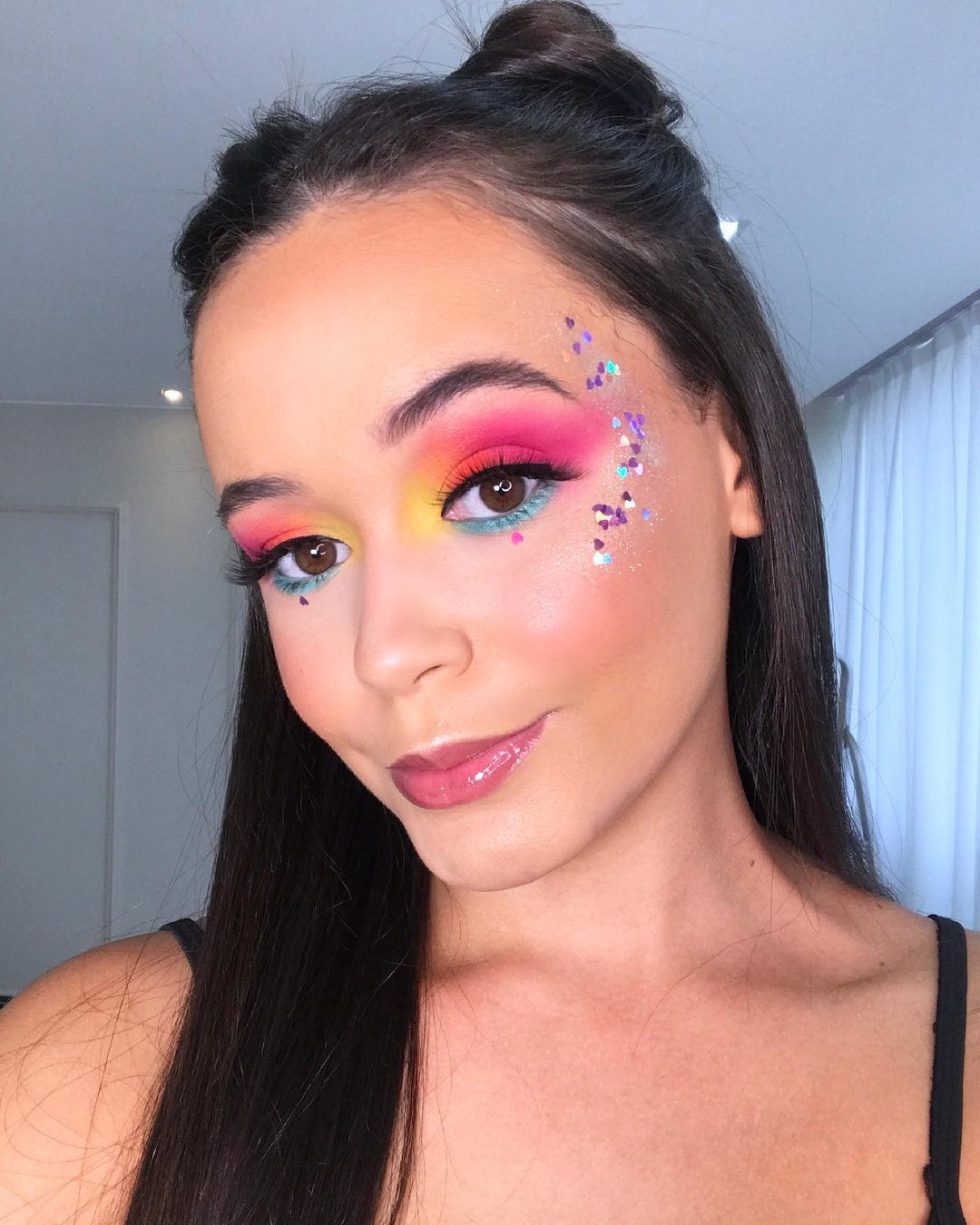 maquiagem carnaval brilho