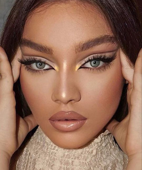 delineado alongado para olhos caídos