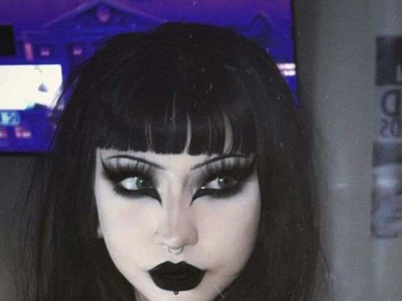 inspiração maquiagem gótica feminina para festas