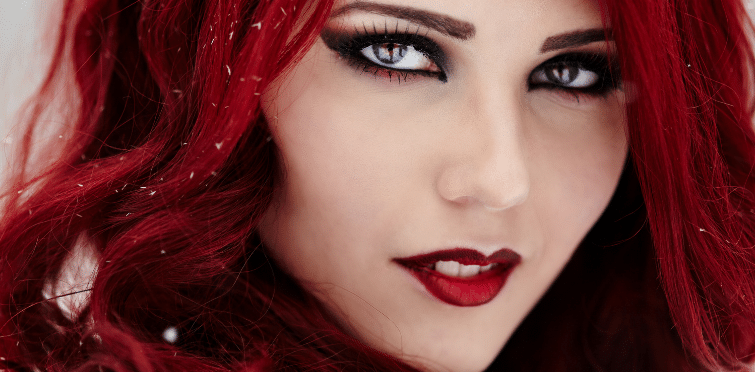 inspiração maquiagem gótica feminina para festas