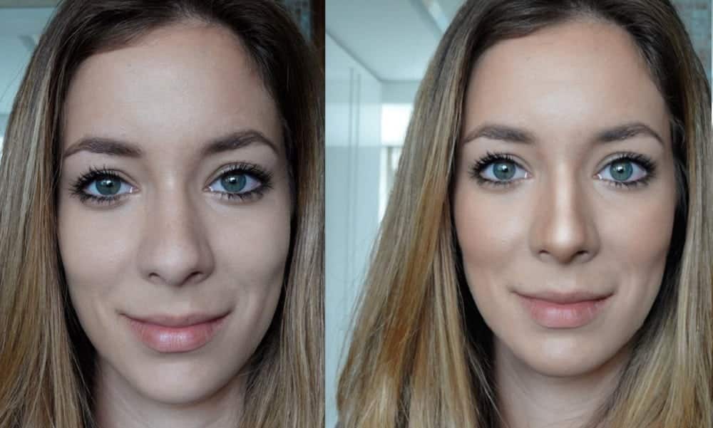 maquiagem para disfarçar o nariz