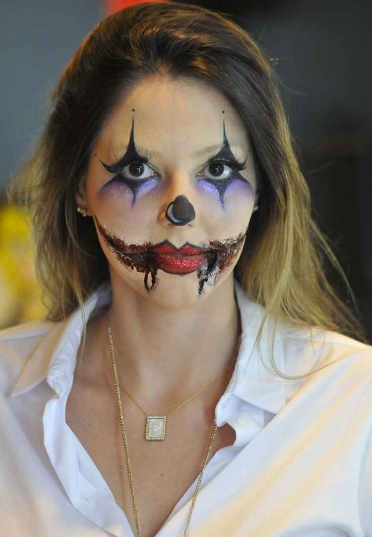 maquiagem de halloween criativa