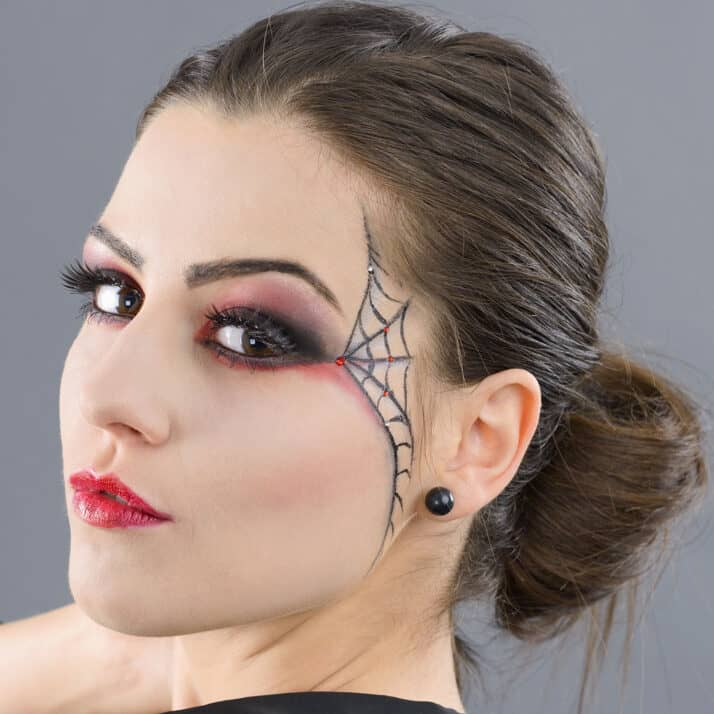 maquiagem de halloween vampiro