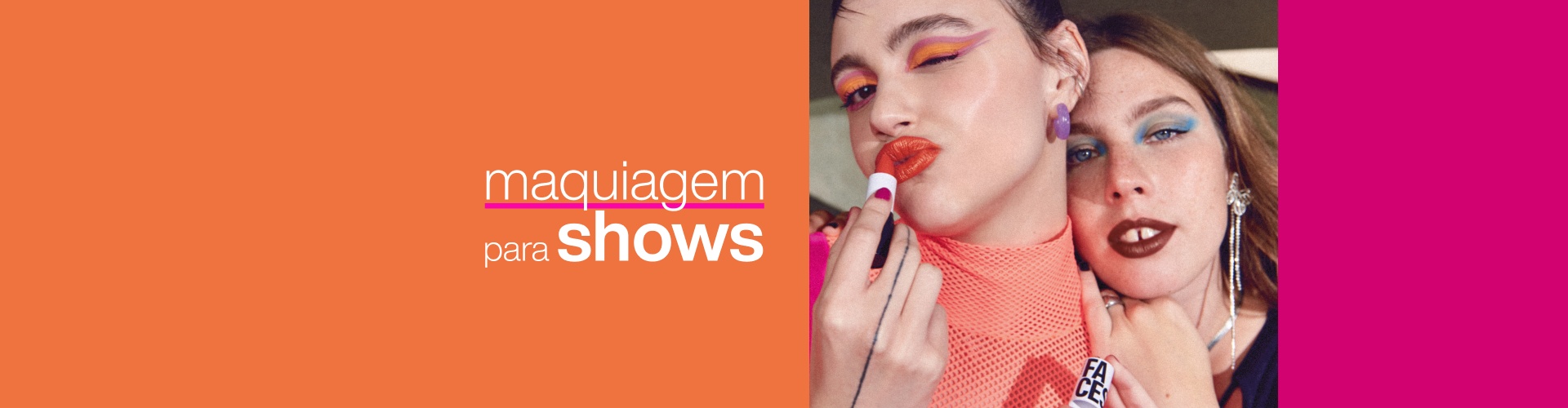 maquiagem para ir a um show