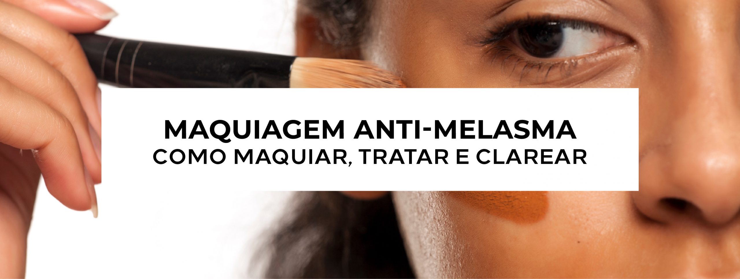 Rotina de skincare pré-maquiagem para pele com melasma