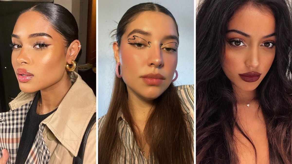 maquiagem para usar com batom vinho