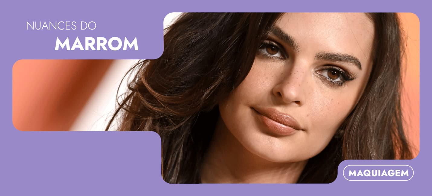 maquiagem marrom para pele morena