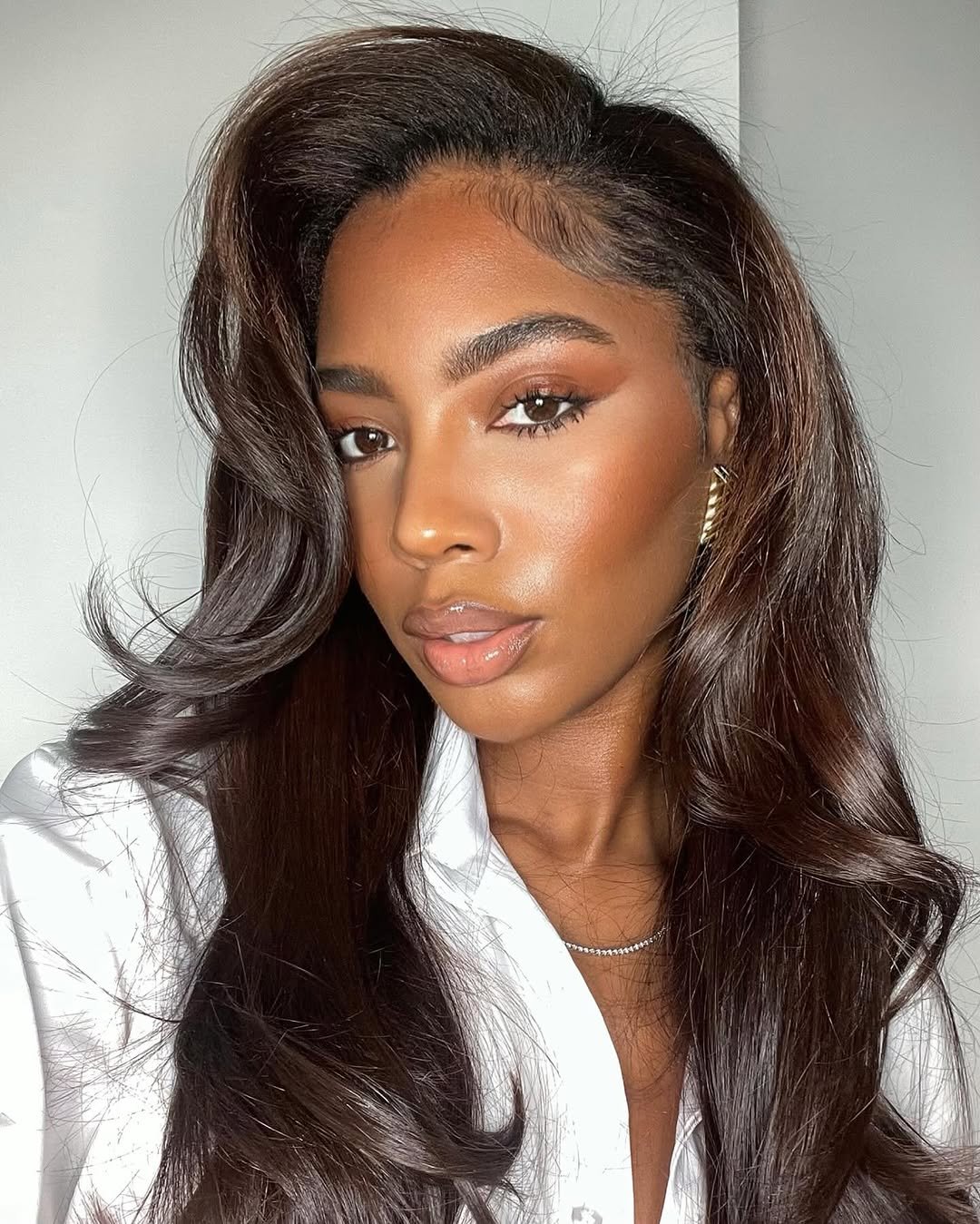 maquiagem marrom para olhos azuis