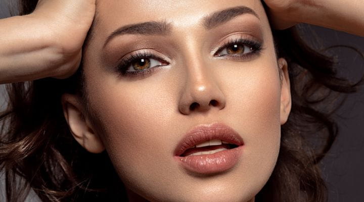 maquiagem marrom completa