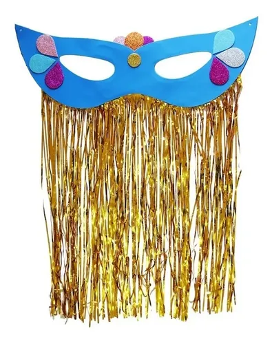 Máscara de carnaval gigante para parede