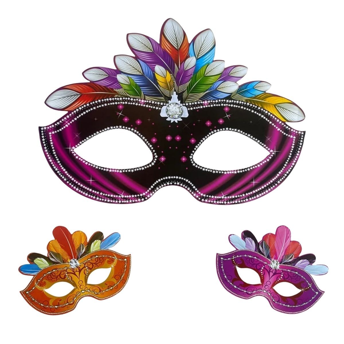 Máscara de carnaval grande para festa