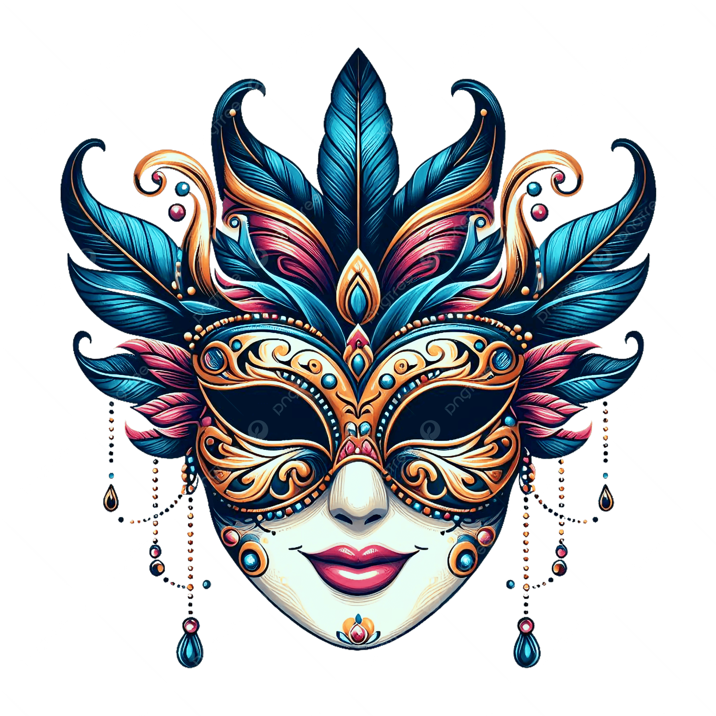 ideias de máscaras de carnaval rosto inteiro para se inspirar