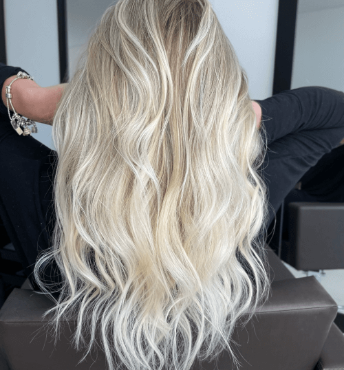 ideias de mechas para cabelo loiro