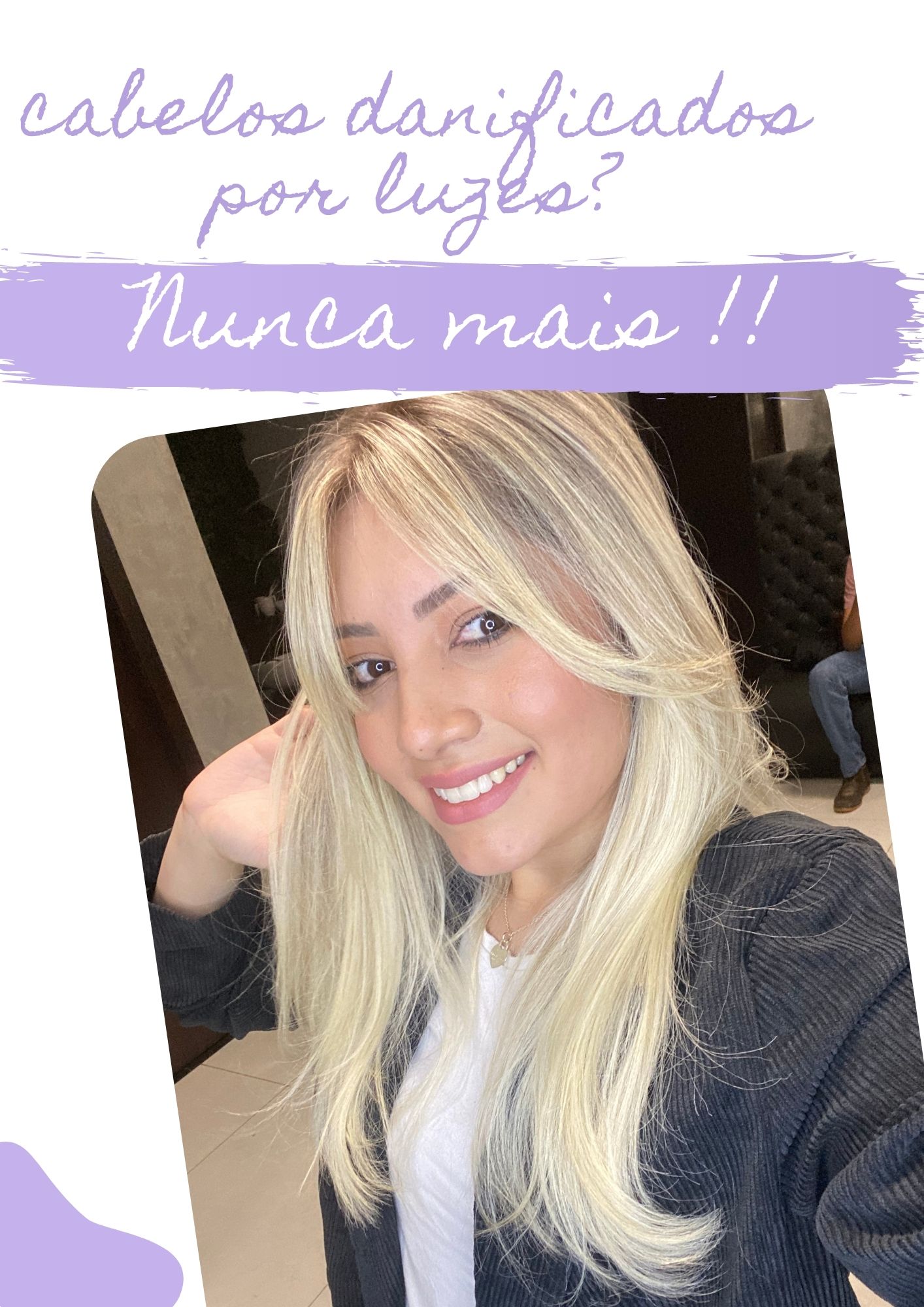 ideias de mechas para cabelo loiro