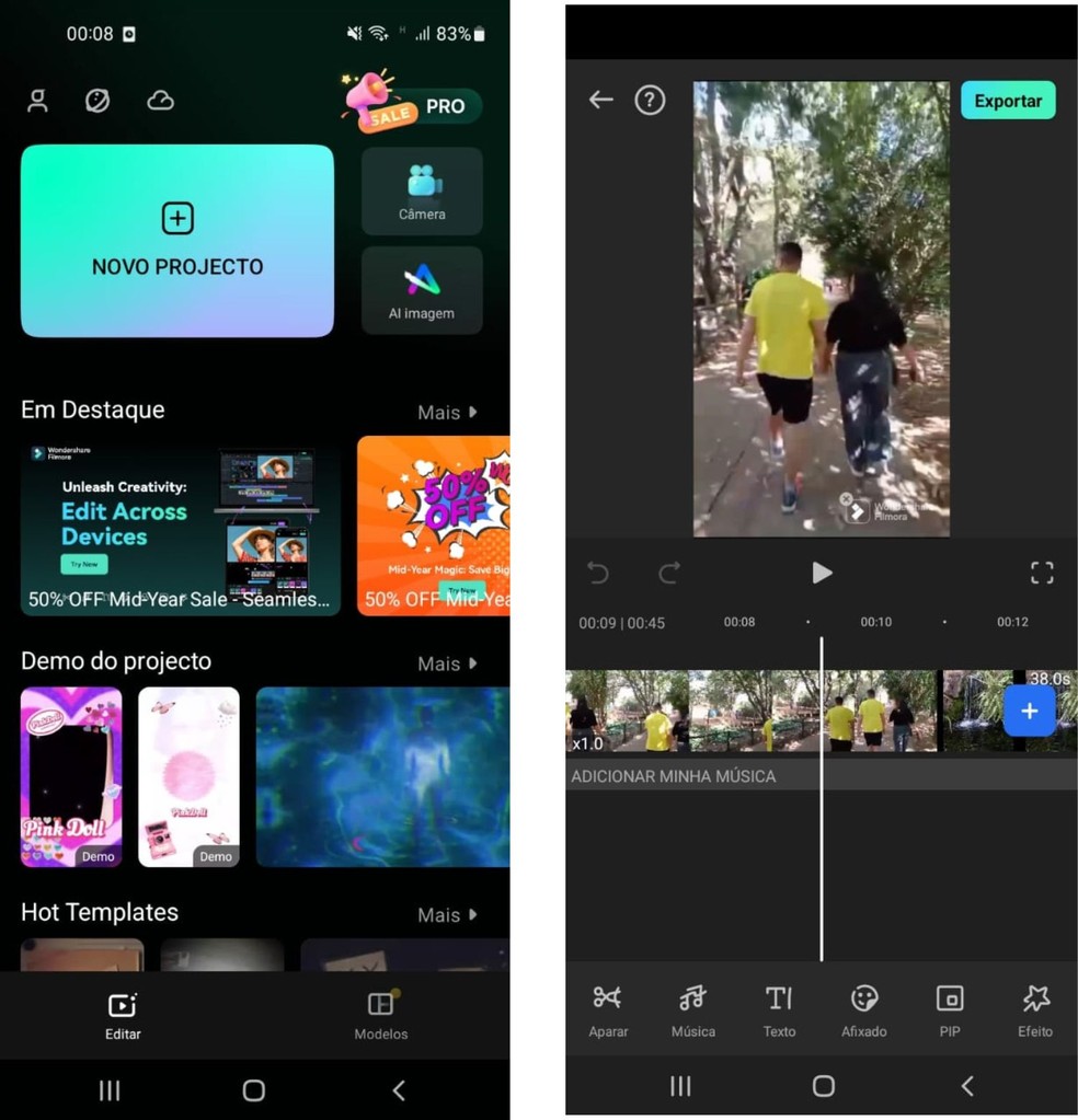 Edição de vídeo para Instagram e TikTok: Qual app escolher?