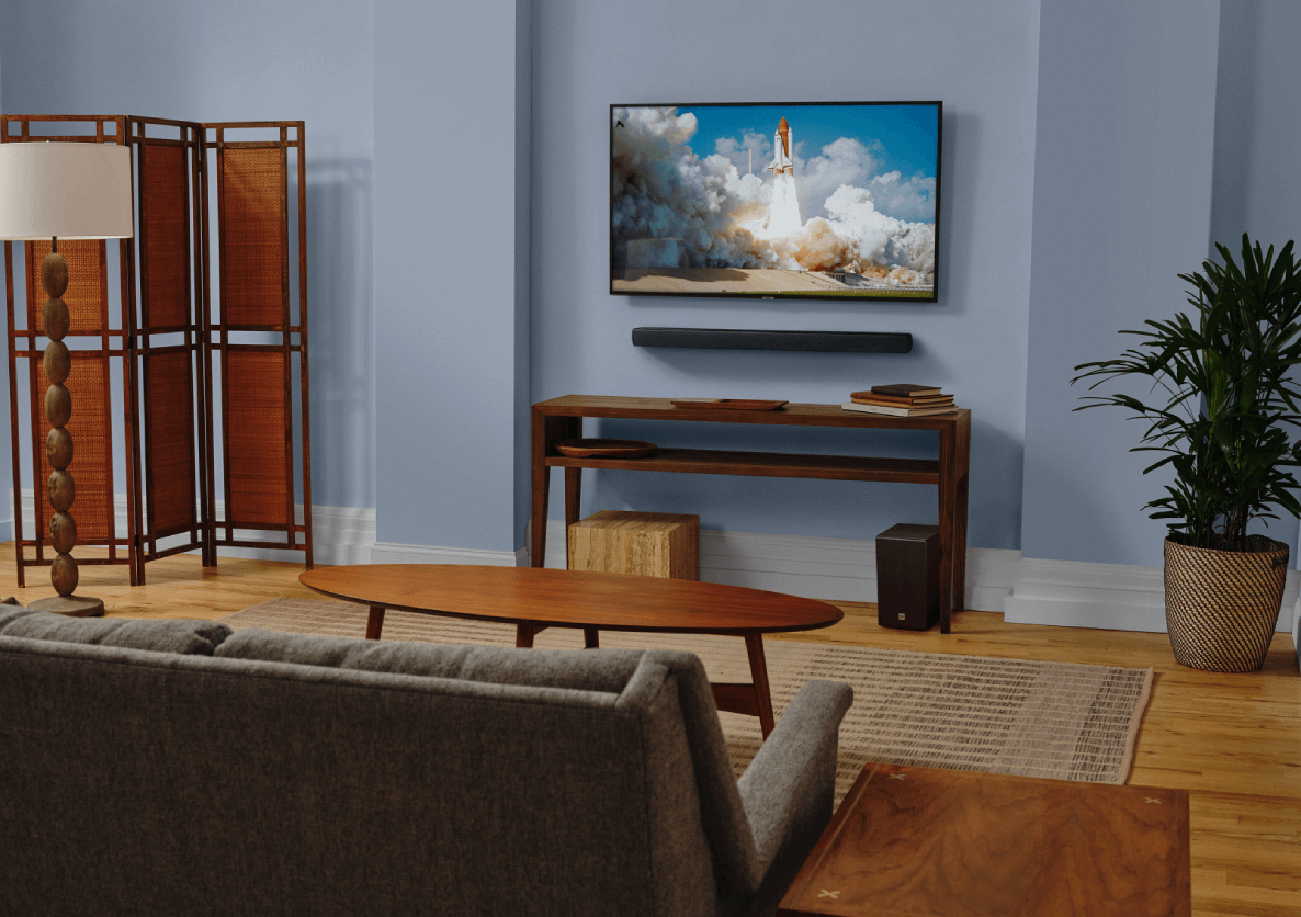 melhor soundbar para um apartamento pequeno