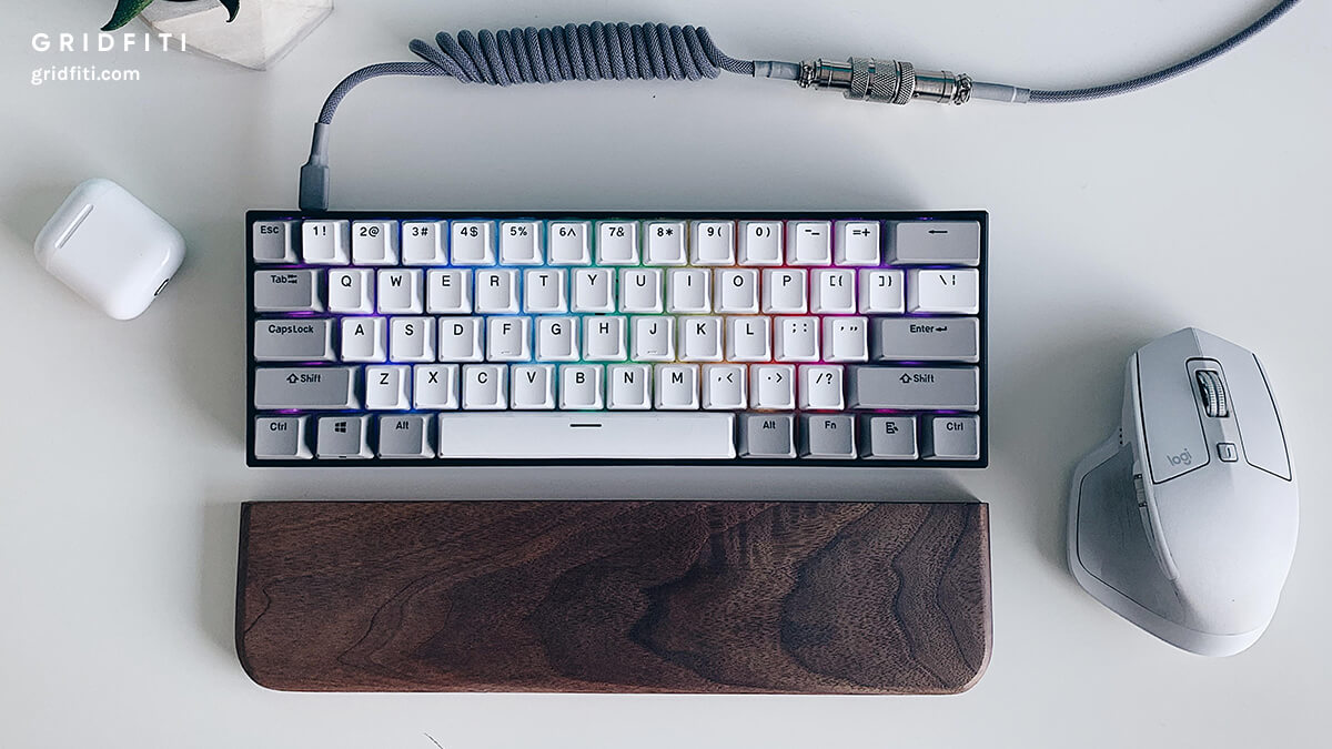 melhor teclado 60% para setup minimalista
