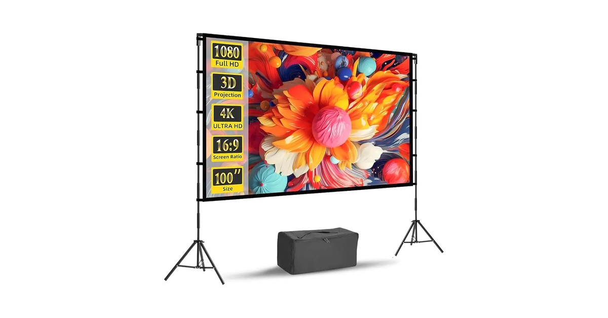 melhor tela para projetor