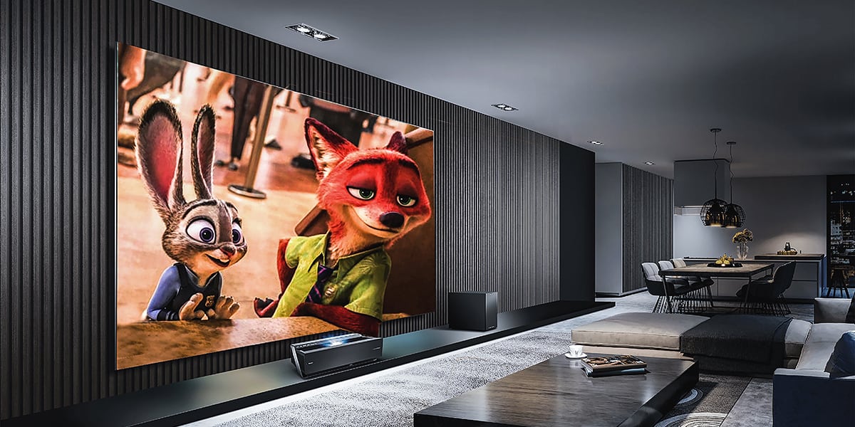 melhor tela para projetor