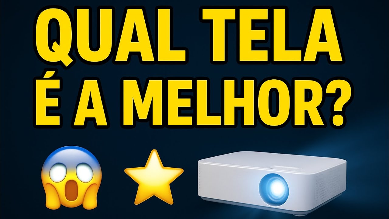 melhor tela para projetor
