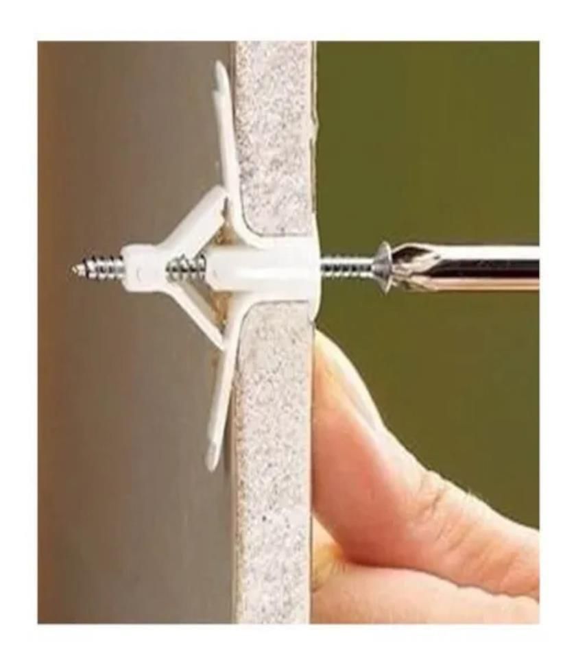 melhor tipo de bucha para drywall