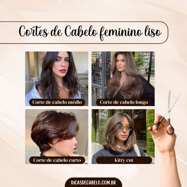 pixie cut cabelo liso com textura