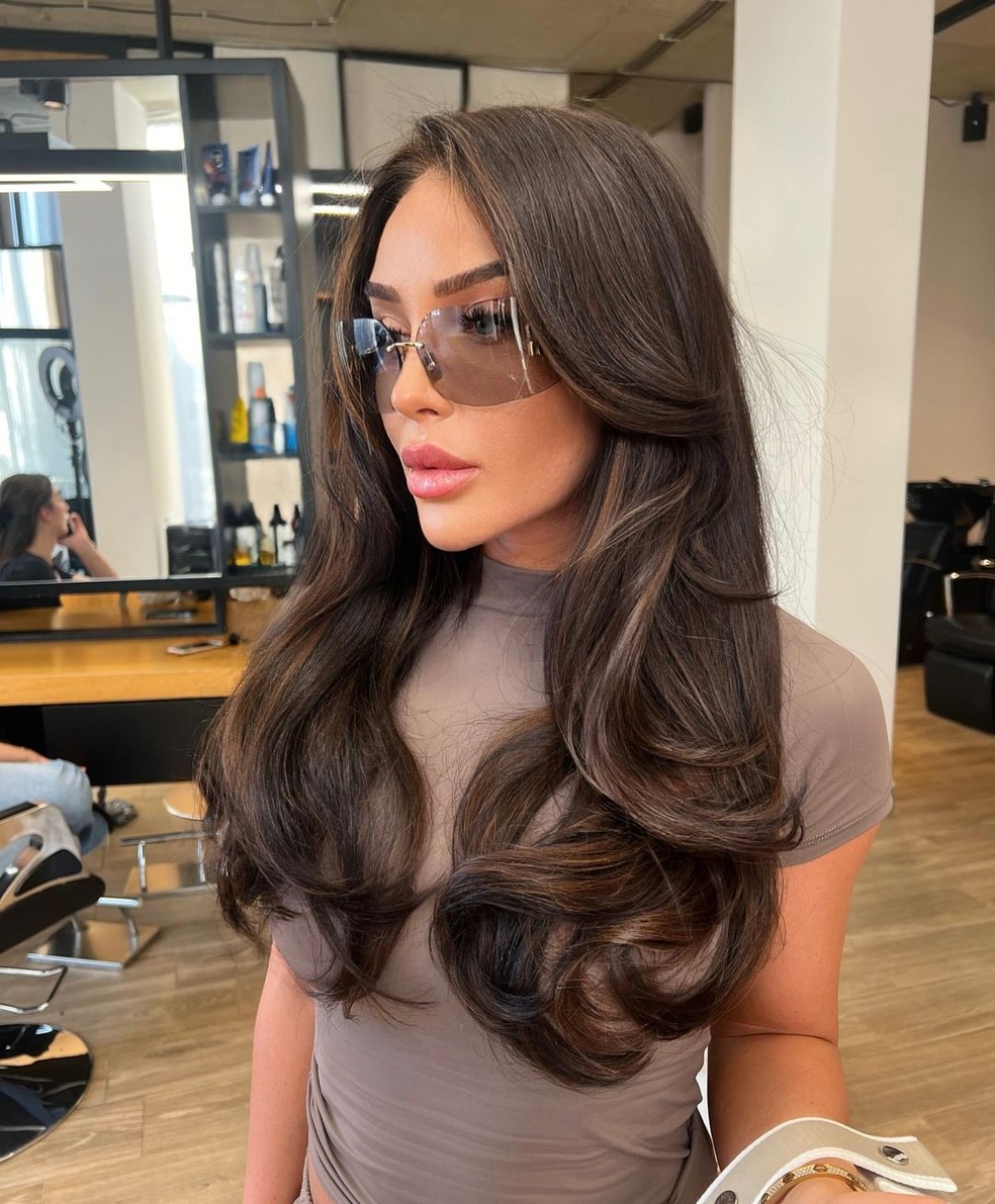 cortes de cabelo liso médios