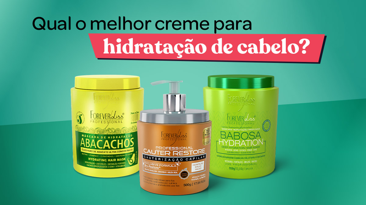 Máscaras de hidratação profissional para cabelos secos