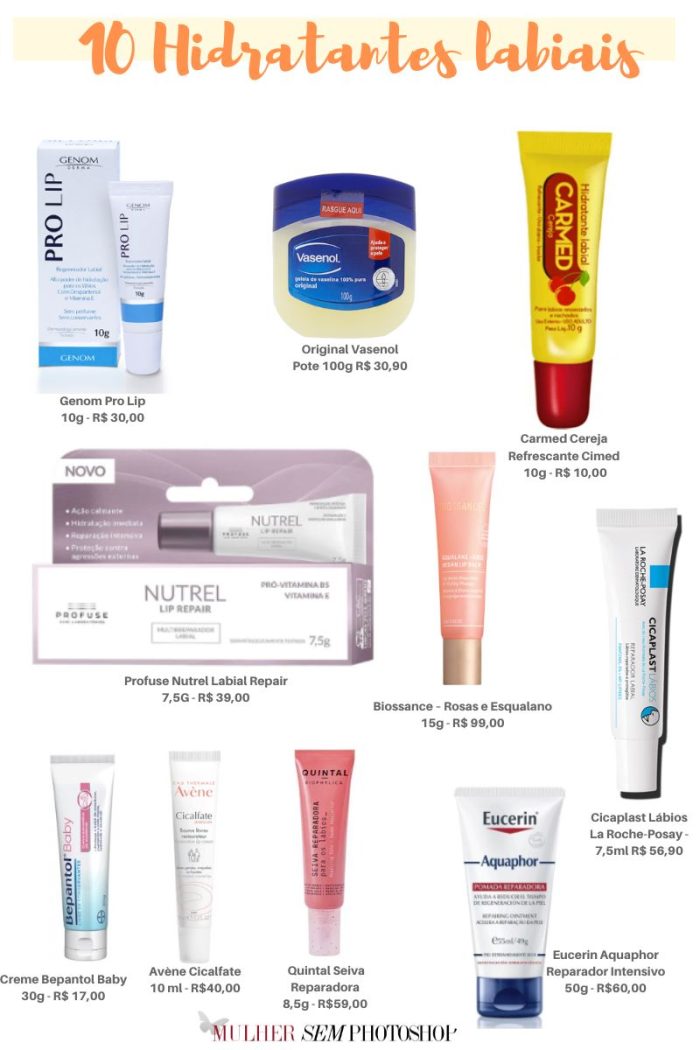 melhores hidratantes labiais