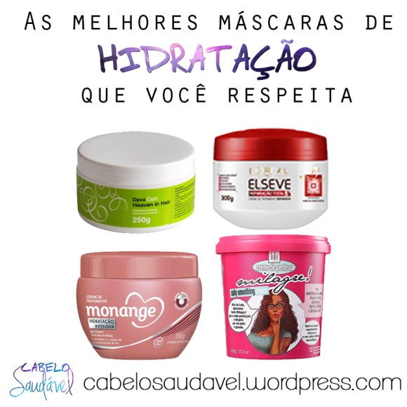 melhores máscaras de hidratação