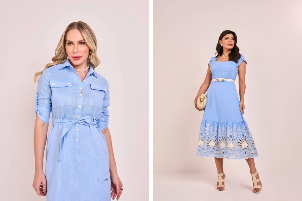 vestido linho boho chic verão 2026