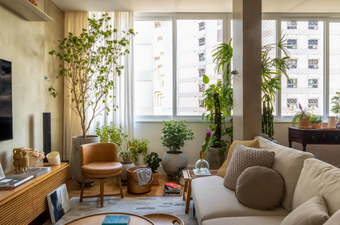 como fazer jardim vertical em sala pequena