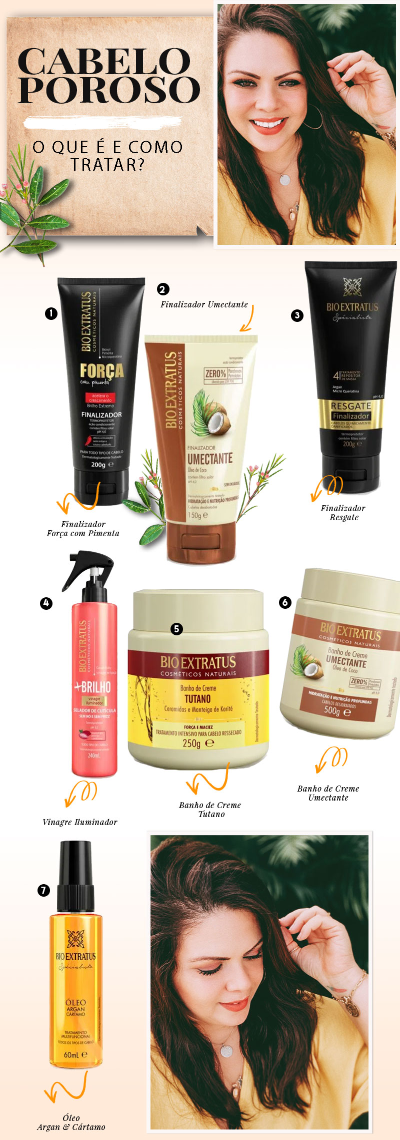 melhores produtos para cabelo poroso