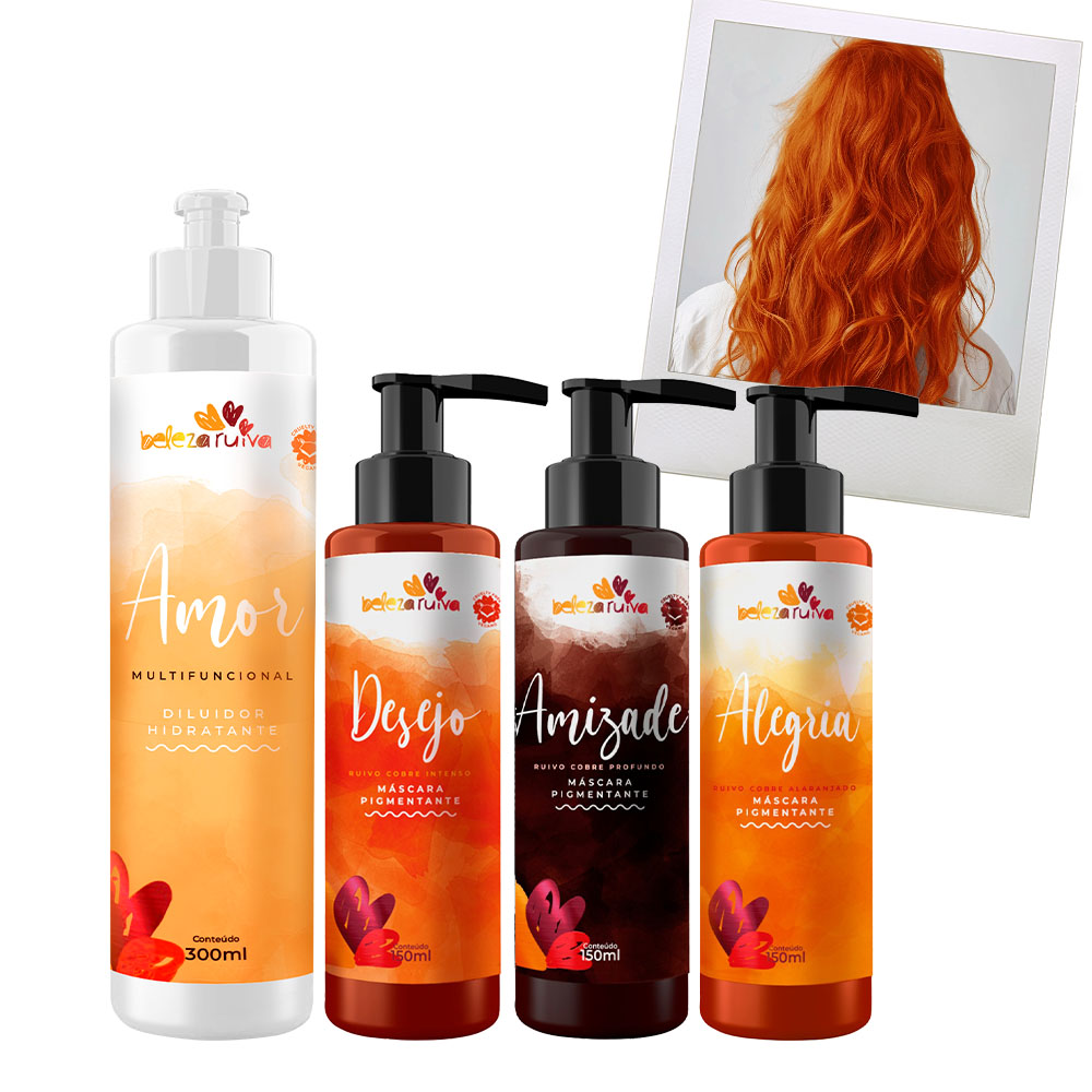 Rotina de cuidados para cabelos ruivos tingidos