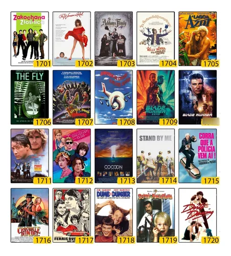 quadros de filmes clássicos baratos onde comprar