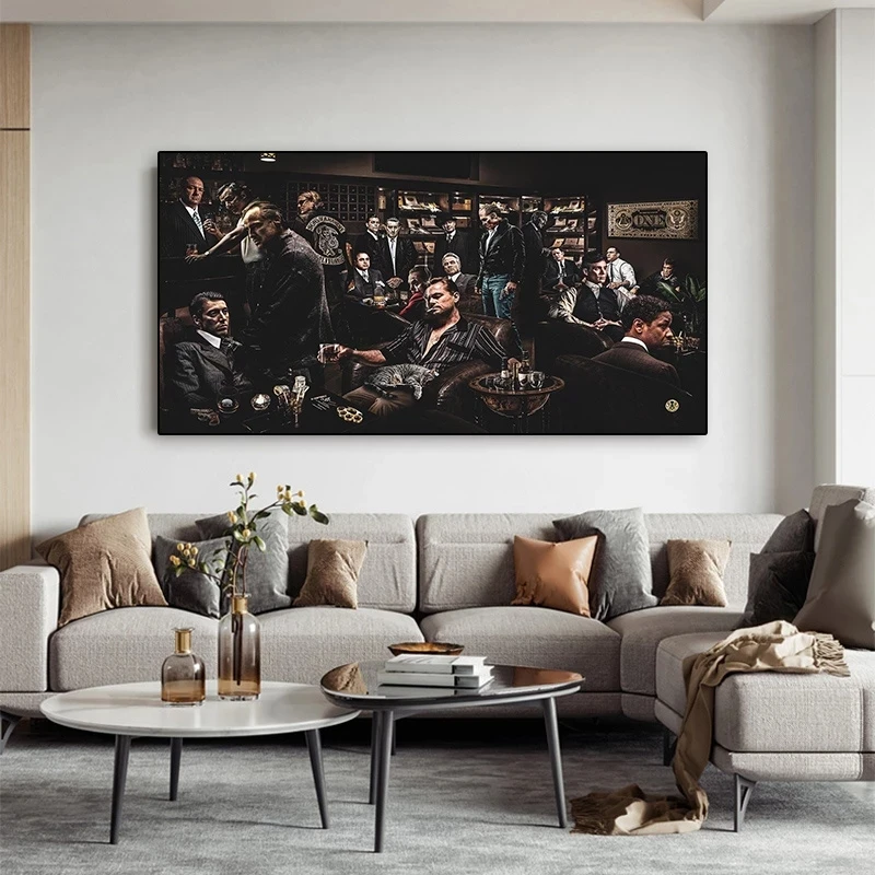 quadros de filmes vintage versus minimalistas qual escolher