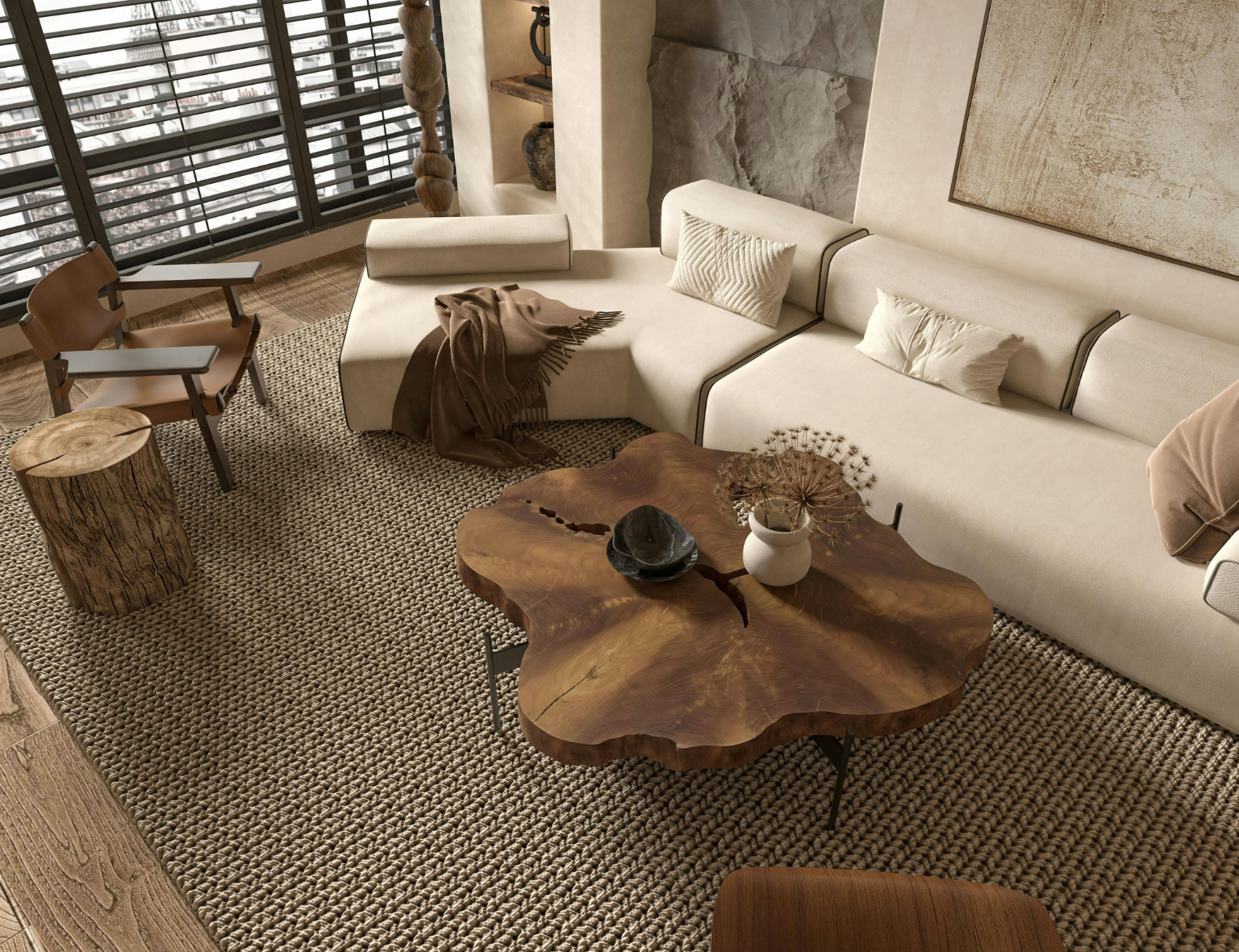 mesa de madeira decoração