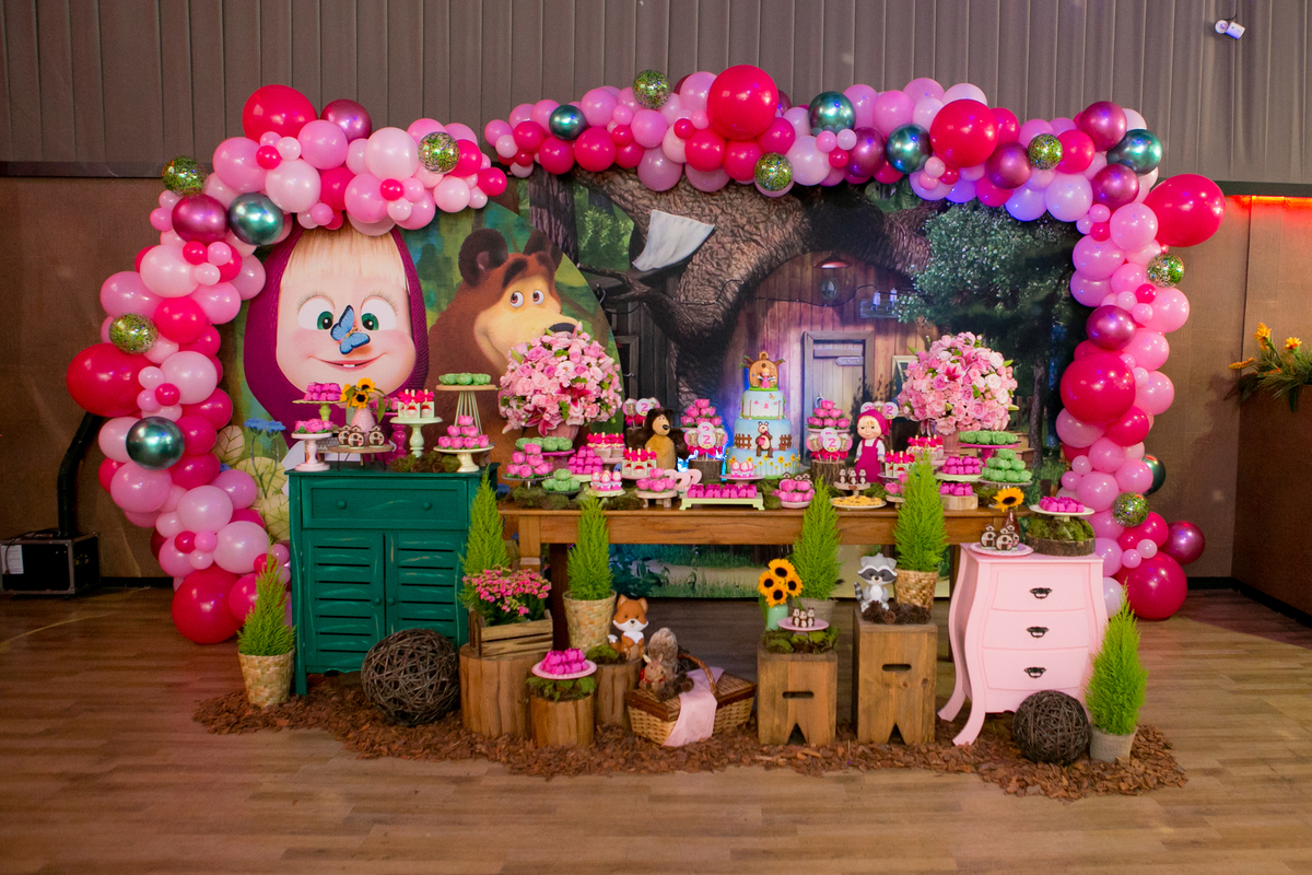 mesa festa infantil decoração 1 ano